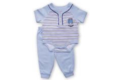 Tulec Trend set body and pants blue, 0-6m