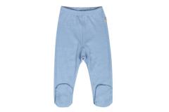 JOHA leggings with foot wool/silk Arctic blue, 90-110