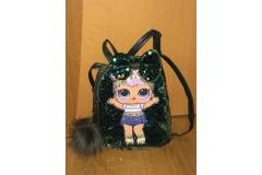 LOL bag with bow green