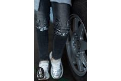 AFK slim jeans CAT black, 104/110