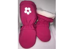 Winter Softshell boots with fleece Flower, 13-14,5cm