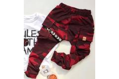 Pants Army red, 86/92