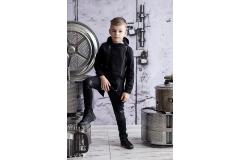 All For Kids Black pants leather, 92/98