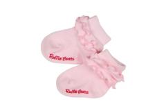RuffleButts Pink Ruffled Socks, 1-3y