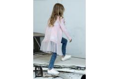 AFK Pink Star Cardigan with tulle, 104/110