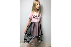 Pink Dress Amour, 6-14y