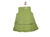Tulec Trend letní šaty Květiny zelené, 86-104