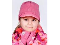 HUPPA čepice zimní s kšiltem růžová, 47-49 cm