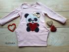 Dress Panda pink, 92-128