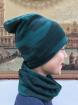 Green hat set in army style