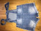 Jeans shorts, 4-12y