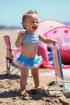 RuffleButts Organza Bikini - Ocean Blue, 2, 4 roky