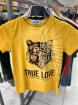 Mustard Tshirt True Love, 4-14y
