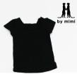 By Mimi Black top with bow, 86-140